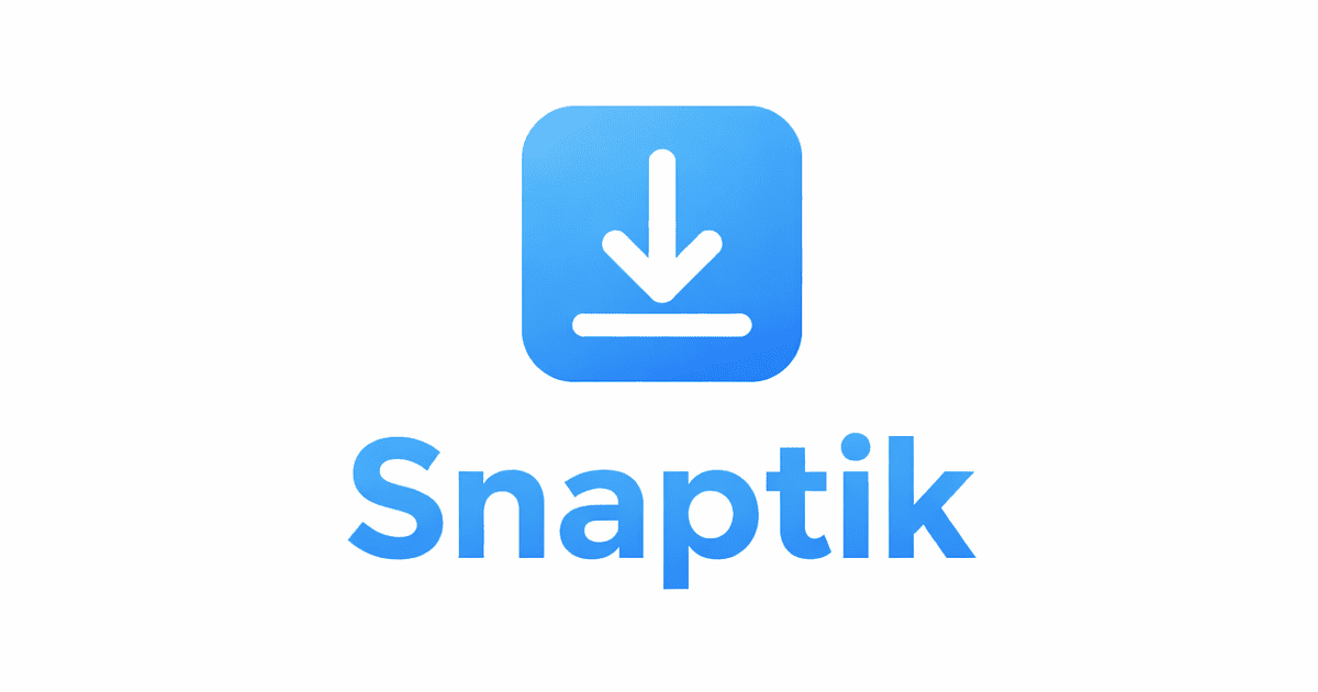 SnapTik - Tải video TikTok không logo miễn phí